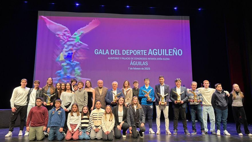 Juan Hernández y Violeta González, los mejores deportistas aguileños