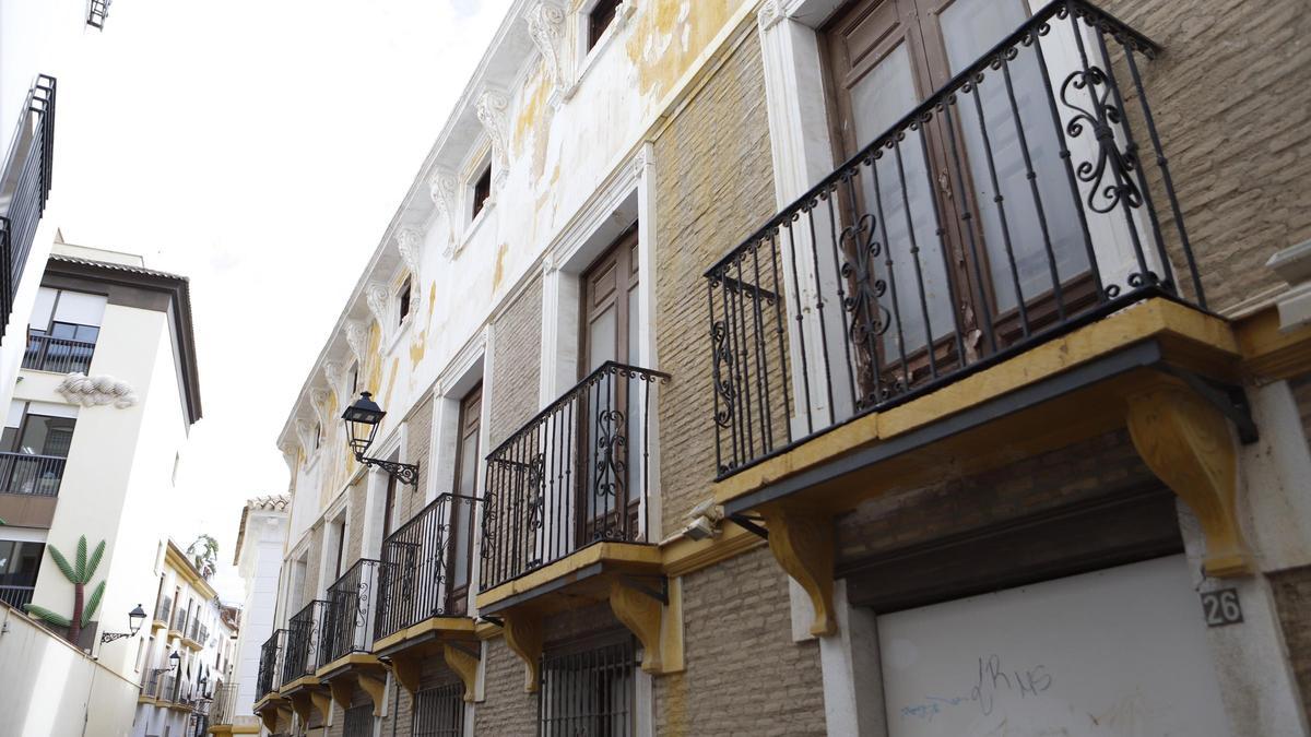 Estado de la fachada del edificio en la actualidad.