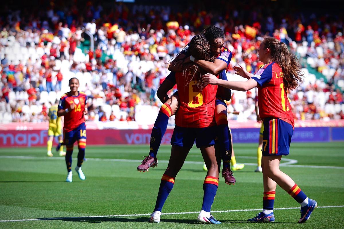 El España-Ucrania en El Arcángel, en imágenes