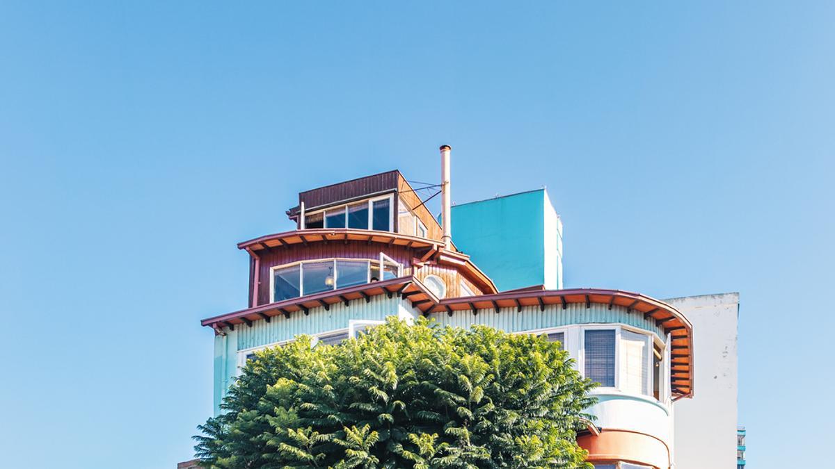 La Sebastiana, casa museo de Pablo Neruda en Valparaíso, Chile.