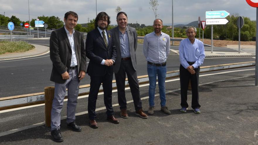 Les obres de millora de la carretera de Manresa a Viladordis són a la recta final