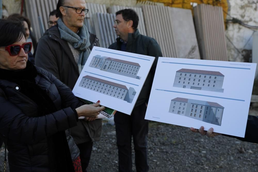 Visita al edificio de Tabacalera