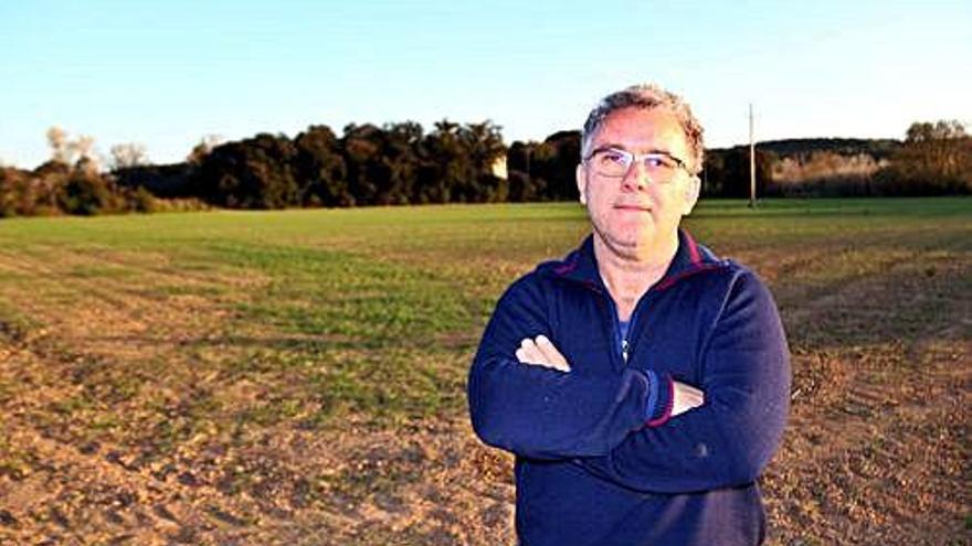 El coordinador d&#039;Unió de Pagesos del Gironès, Xavier Frigola.