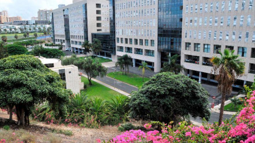 Parte de las instalaciones del Hospital Universitario de Gran Canaria Doctor Negrín.