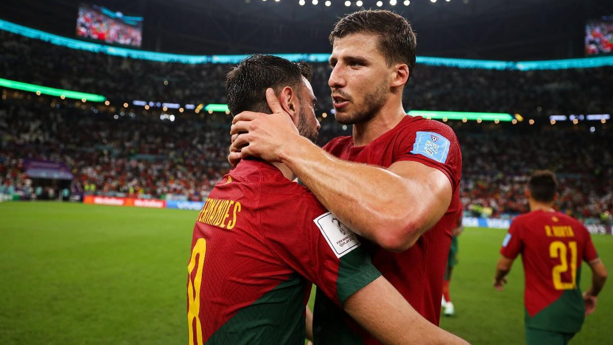 Rúben Dias, tras el partido con Suiza