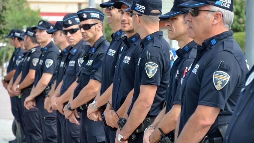 Imagen de archivo de la presentación del refuerzo policial de la pasada temporada alta.