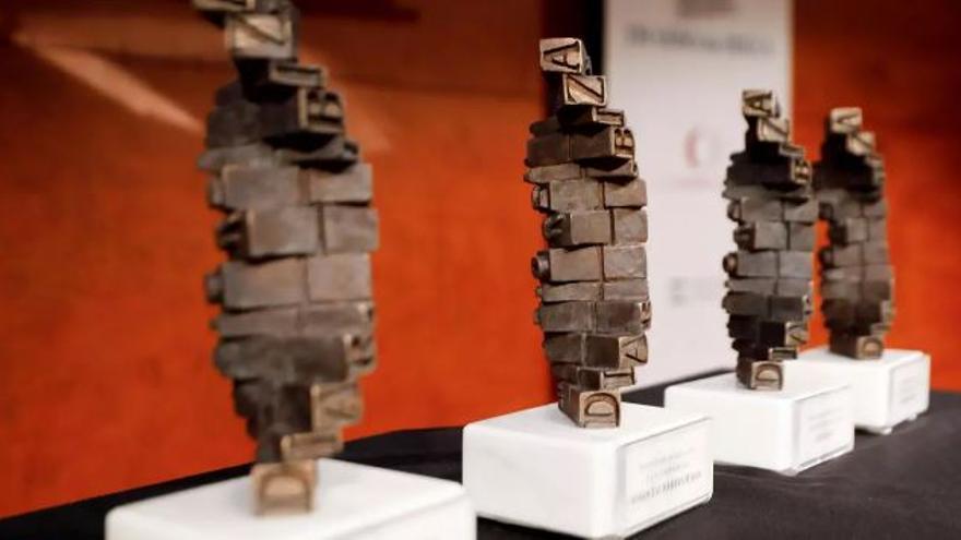 La figura que se entrega a cada premiado por Diario de Ibiza es una escultura original del artista ibicenco Pedro Hormigo