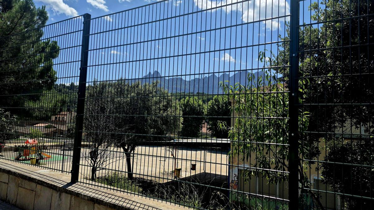 Tanca perimetral de l’escola Jaume Balmes de Castellbell i el Vilar