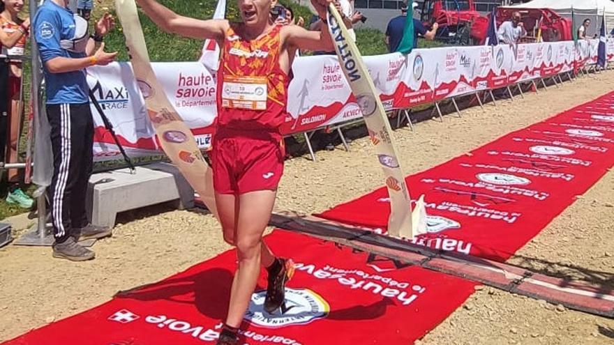 Extremadura, con Óscar Gaitán excelente, lidera a la selección sub-18 de trail running en la Copa de Europa