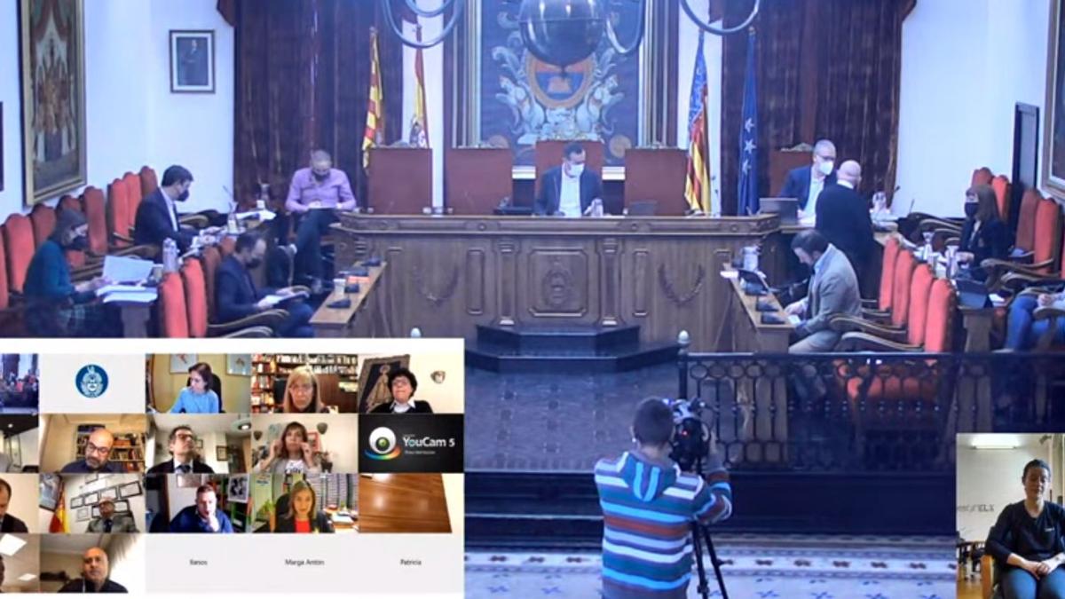 Pleno telemático del Ayuntamiento de Elche