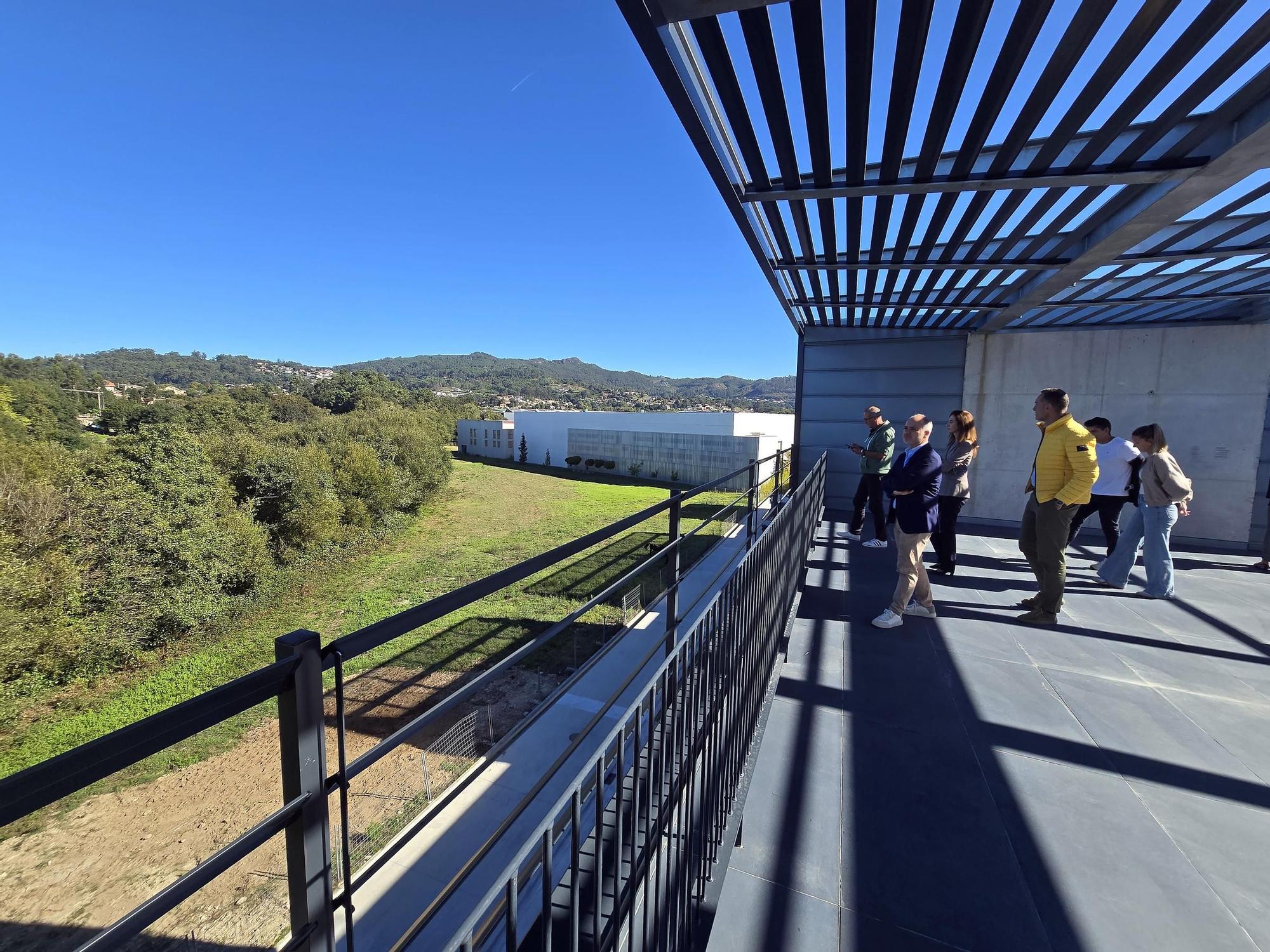 Visita a las nuevas naves de la Zona Franca para empresas tecnológicas en Pordo do Molle