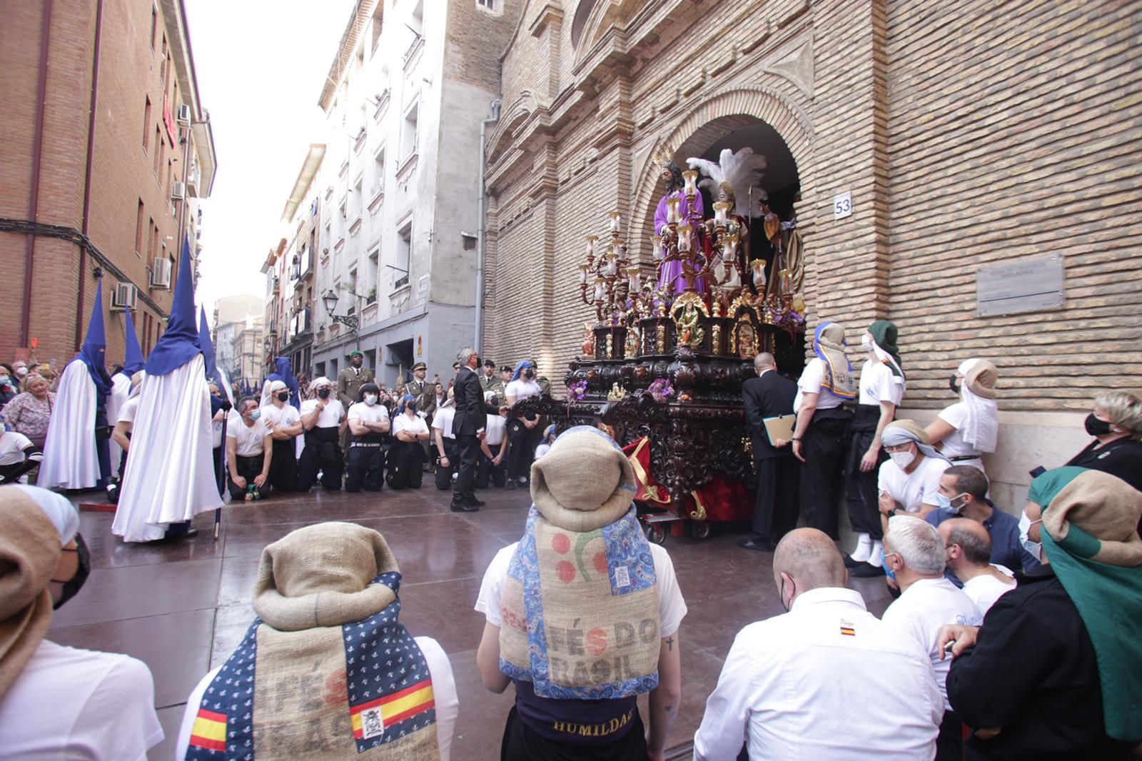 Así ha sido la primera procesión este Domingo de Ramos en Zaragoza