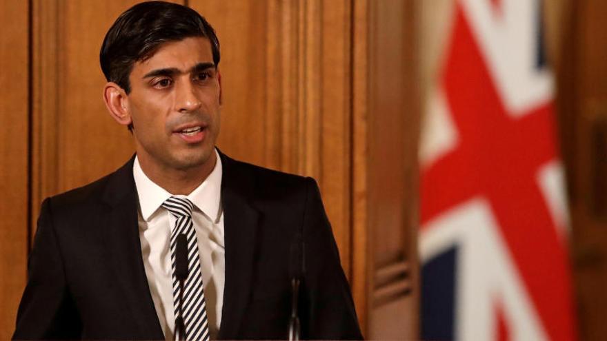 El ministro de economía británico, Rishi Sunak.