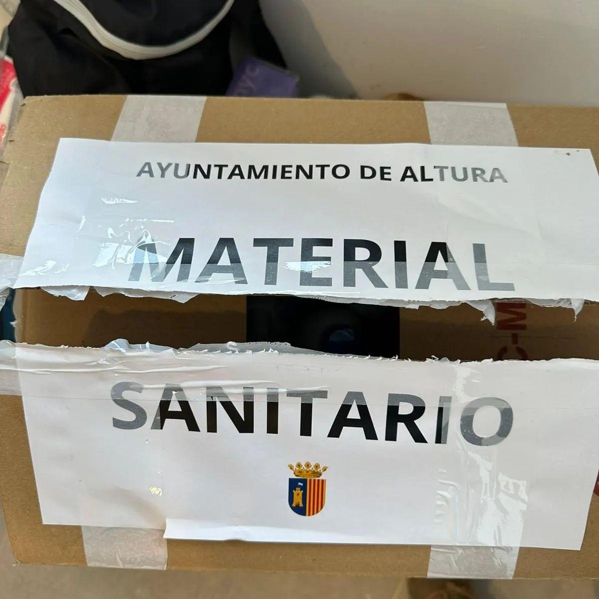 Altura ha enviado productos de primera necesidad para ayudar a los vecinos de Picanya.