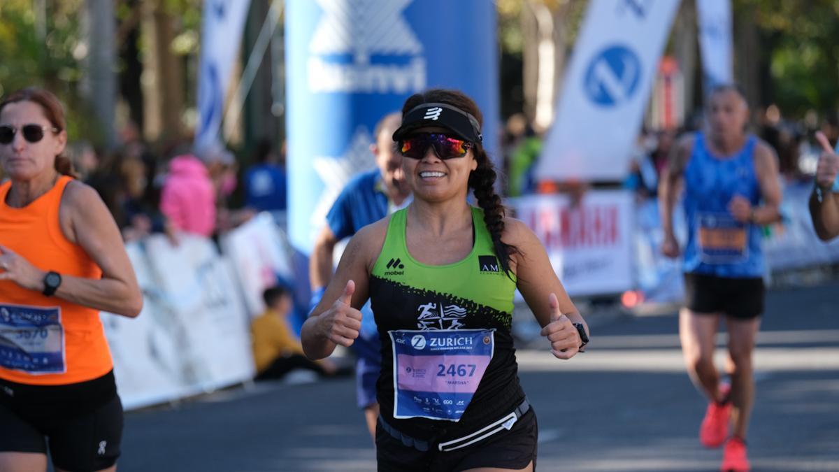 Las imágenes de la Zúrich Maratón de Málaga de 2021