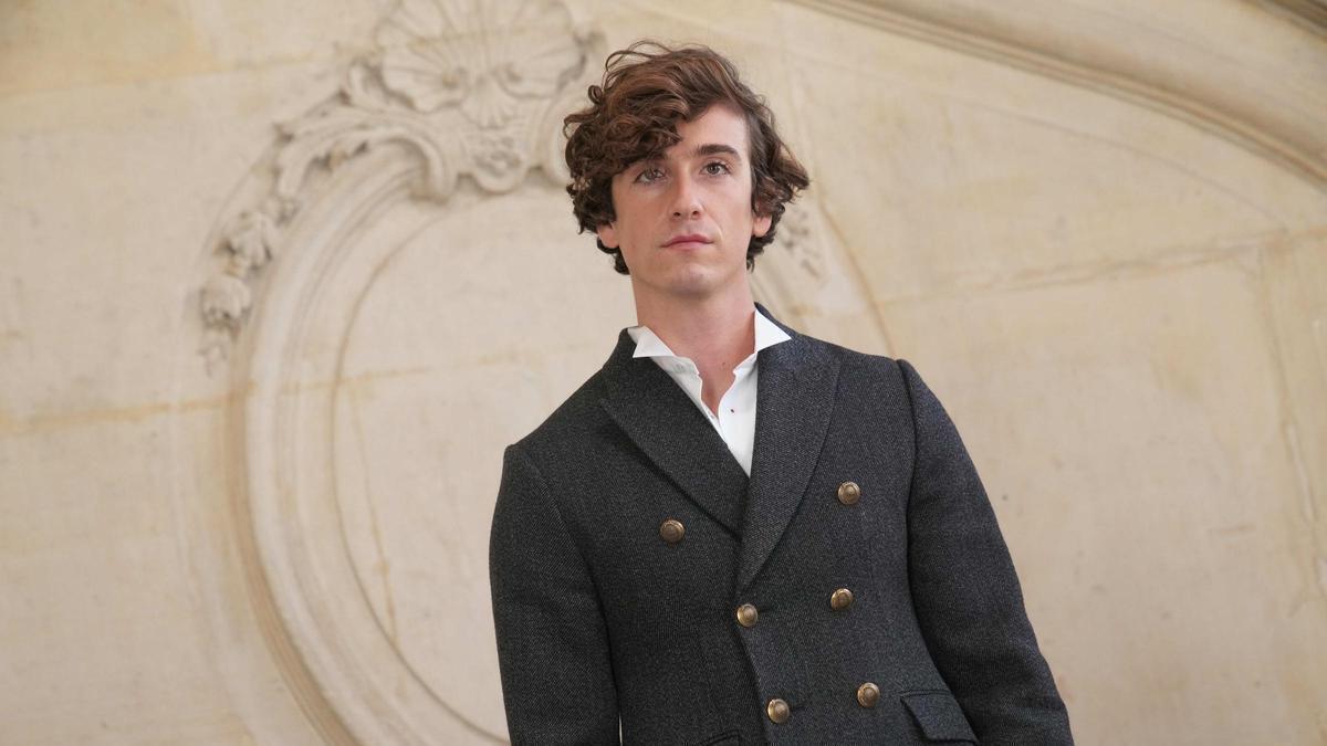 Guitarricadelafuente en el photo call del desfile Dior Fall/Winter 2026-2027 en París. / Associated Press/LaPresse