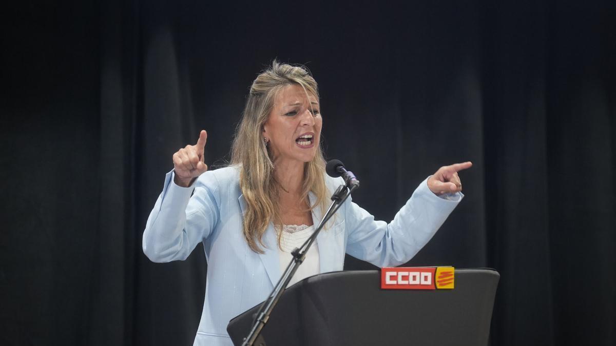La vicepresidenta segunda y ministra de Trabajo y Economía Social, Yolanda Díaz