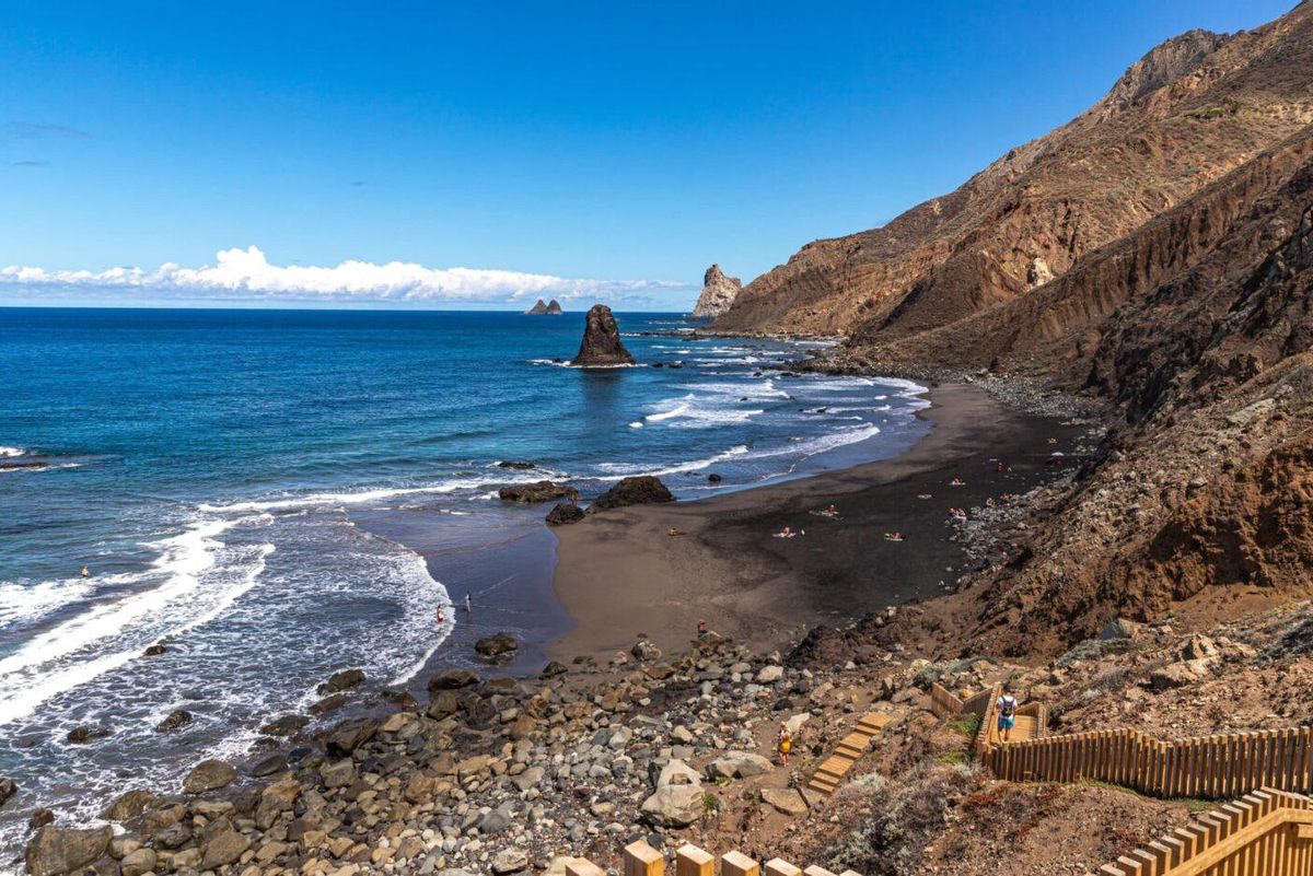 Playa de Benijo en Tenerife.