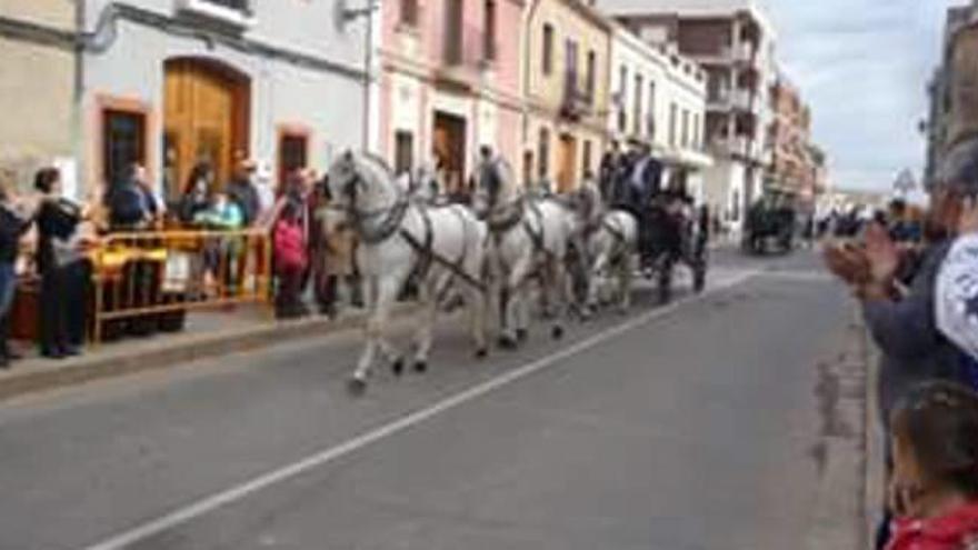 La pedanía celebró Sant Antoni con un desfile de 300 animales