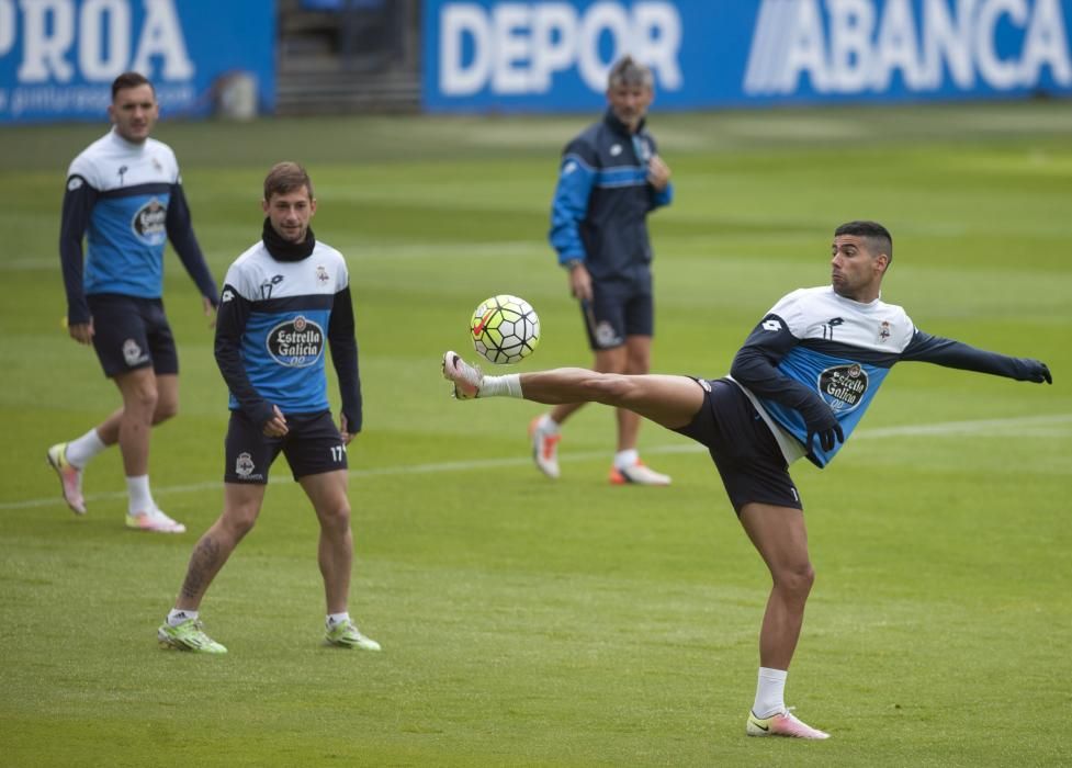 Entrenamiento y lista del Deportivo