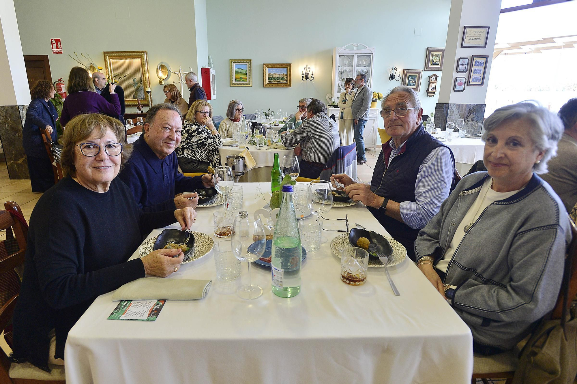 Menjars de la Terra en el restaurante  Los Infantes de Almoradí.