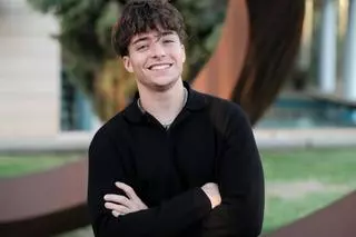 Izan Llunas, en los jardines de Diario de Ibiza