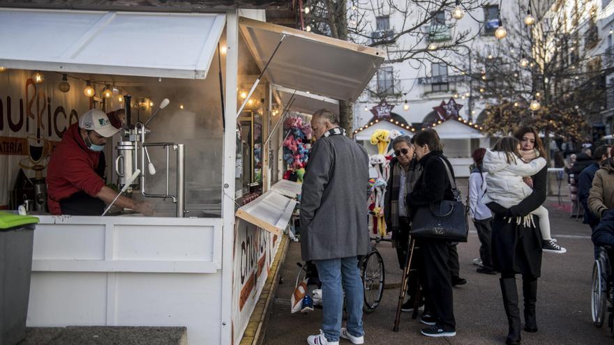 Cáceres: fiel a los churros con chocolate en Navidad