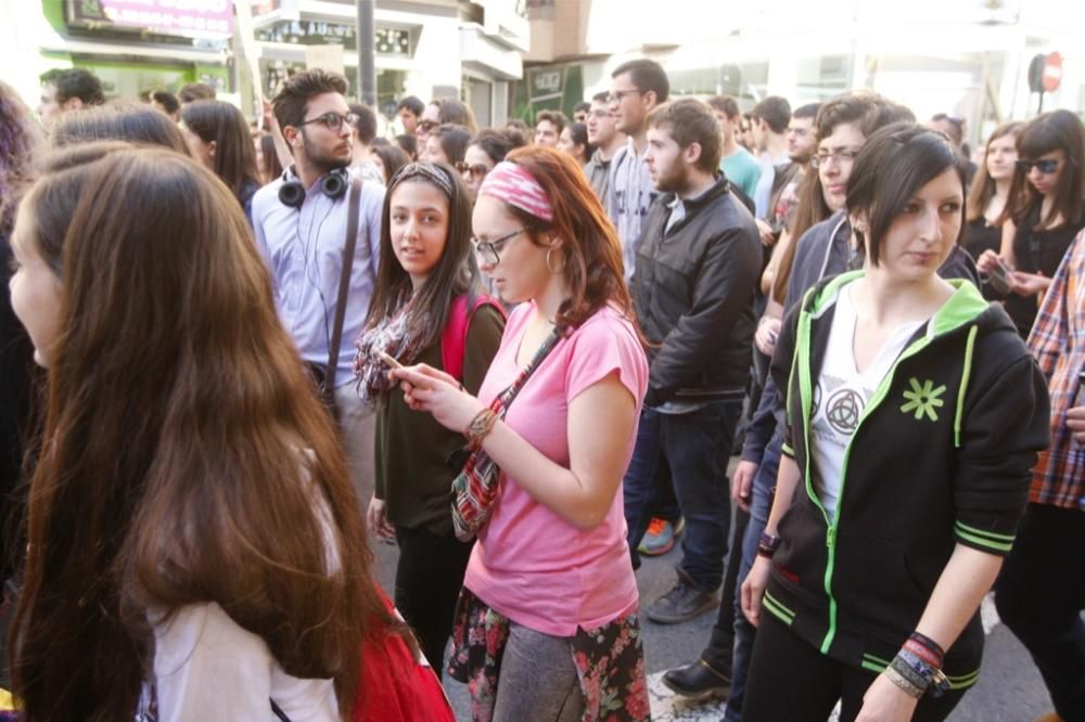 Manifestación en Murcia contra la Lomce