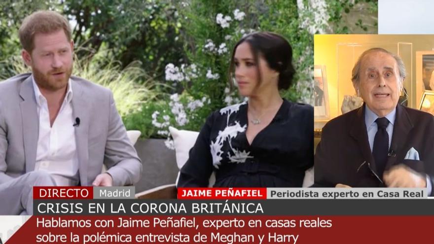 Las polémicas palabras de Jaime Peñafiel sobre Meghan Markle: &quot;Es una desequilibrada como lo era Diana&quot;