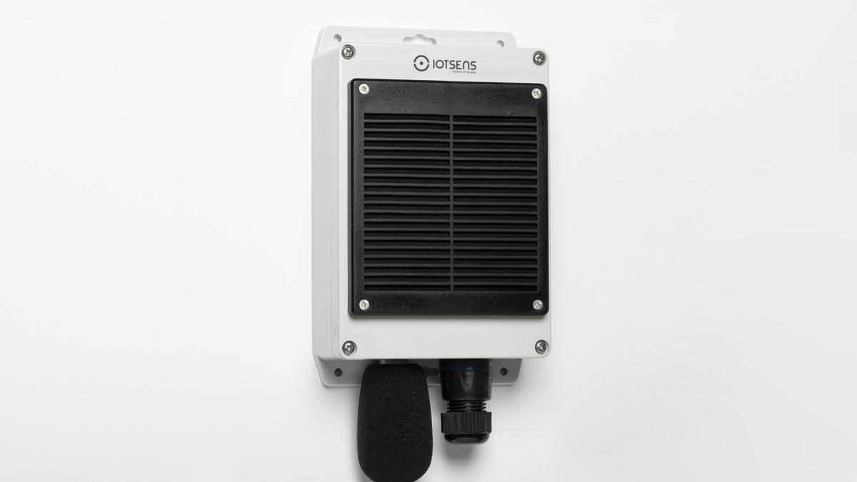 El dispositivo combina la medición de la calidad del aire con la del nivel de sonido.