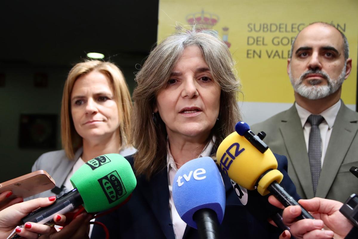 Pilar Cancela en la Delegación del Gobierno