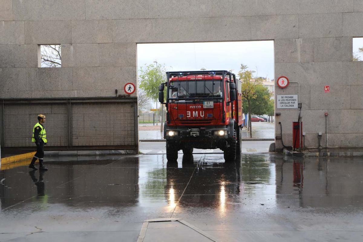 Efectivos de la Unidad Militar de Emergencias ya están desplegados en la capital