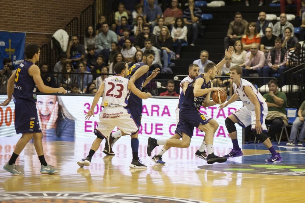 Partido del Unión Financiera Oviedo Baloncesto contra Clavijo Logroño