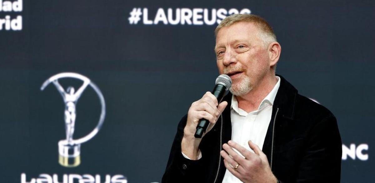 Boris Becker, unos días antes de la entrega de los Premios Laureus.