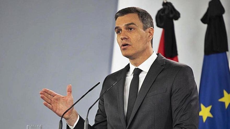 El president del Govern espanyol, Pedro Sánchez