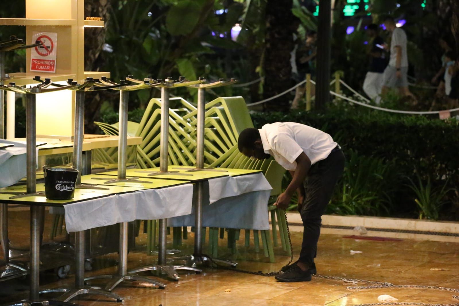 Una banyà por adelantado: la Ofrenda se cancela por la lluvia