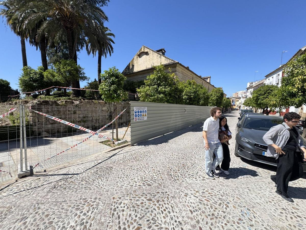 Obras nuevo acceso alcazar
