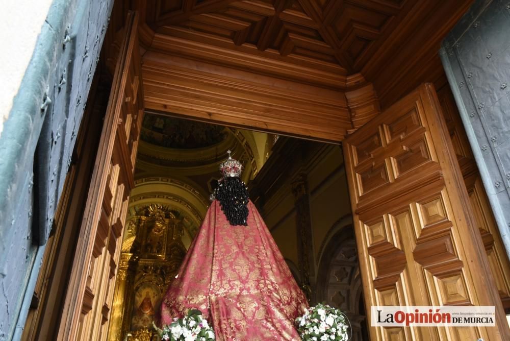 Romería de la Virgen de la Fuensanta: Llegada al S