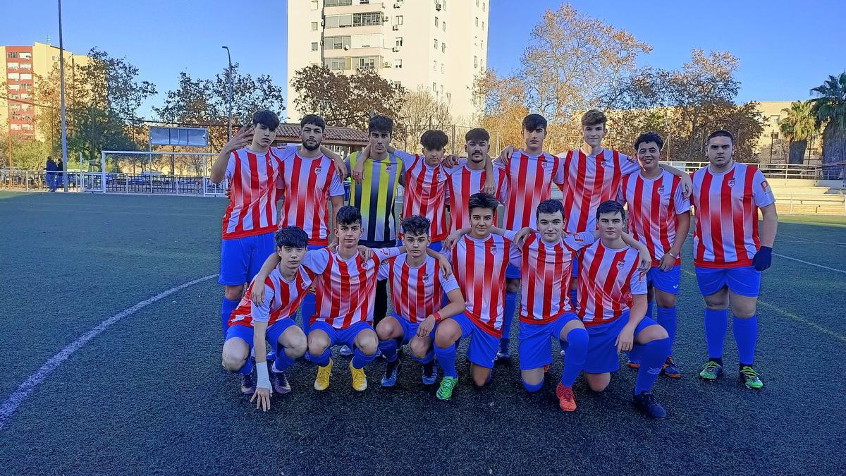 Equipo juvenil del Cacereño Atlético Veracruz.