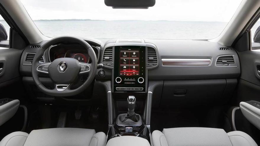 Interior del Renault Koleos.