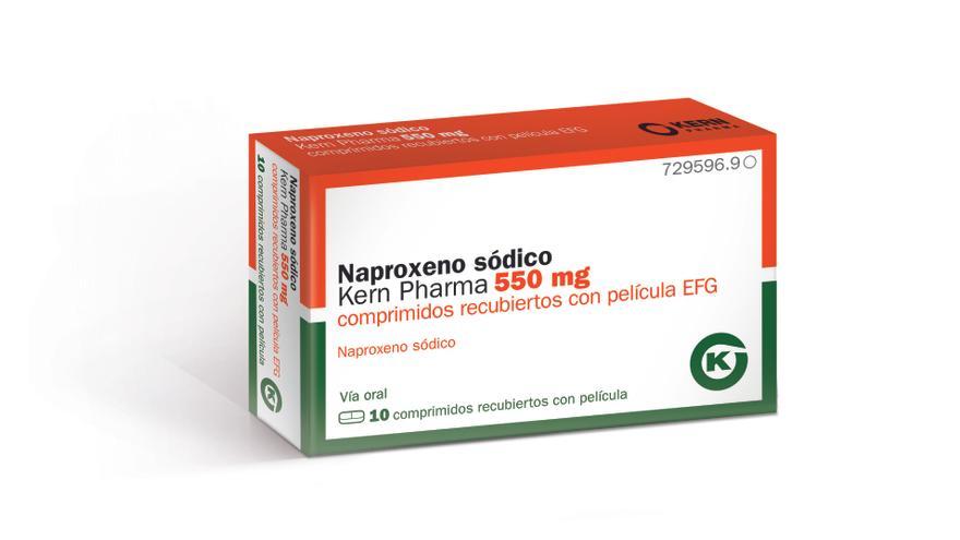 Aviso de Sanidad: Hay problemas en el suministro de Naproxeno