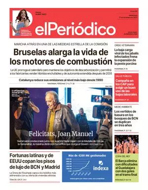 La portada de EL PERIÓDICO del 17 de diciembre de 2025