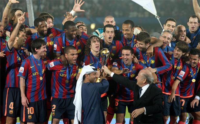 El FC Barcelona ganó el Mundial de Clubes 2009 ante el Estudiantes