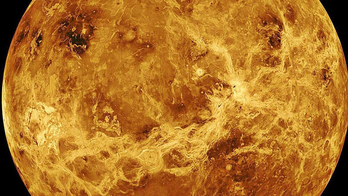 Una imagen de Venus tomada por la NASA.