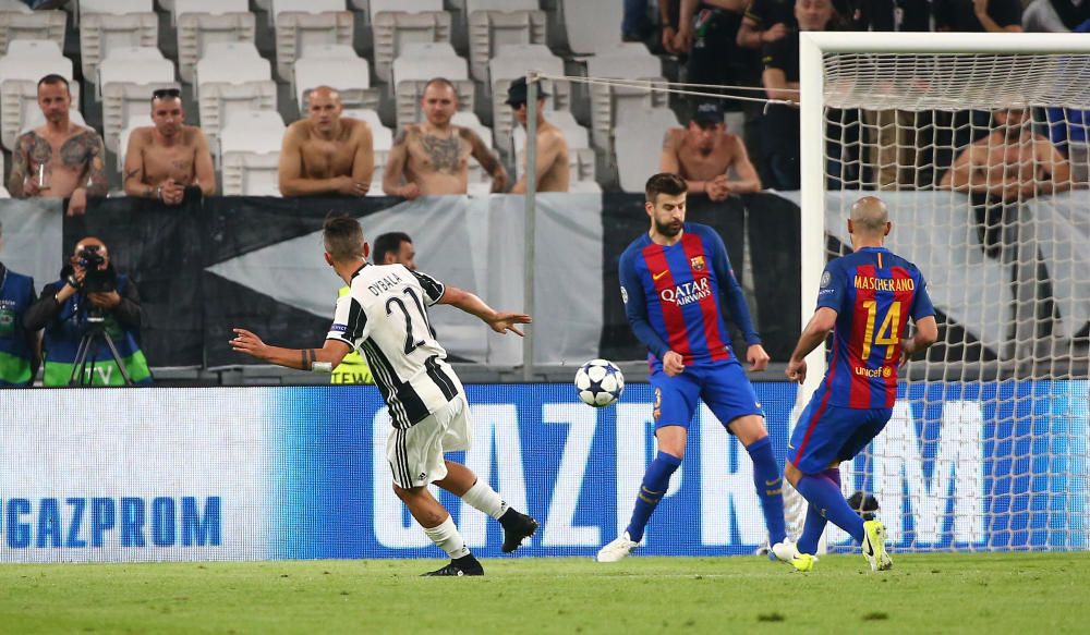 Las mejores imágenes del Juventus - Barça de Champions.