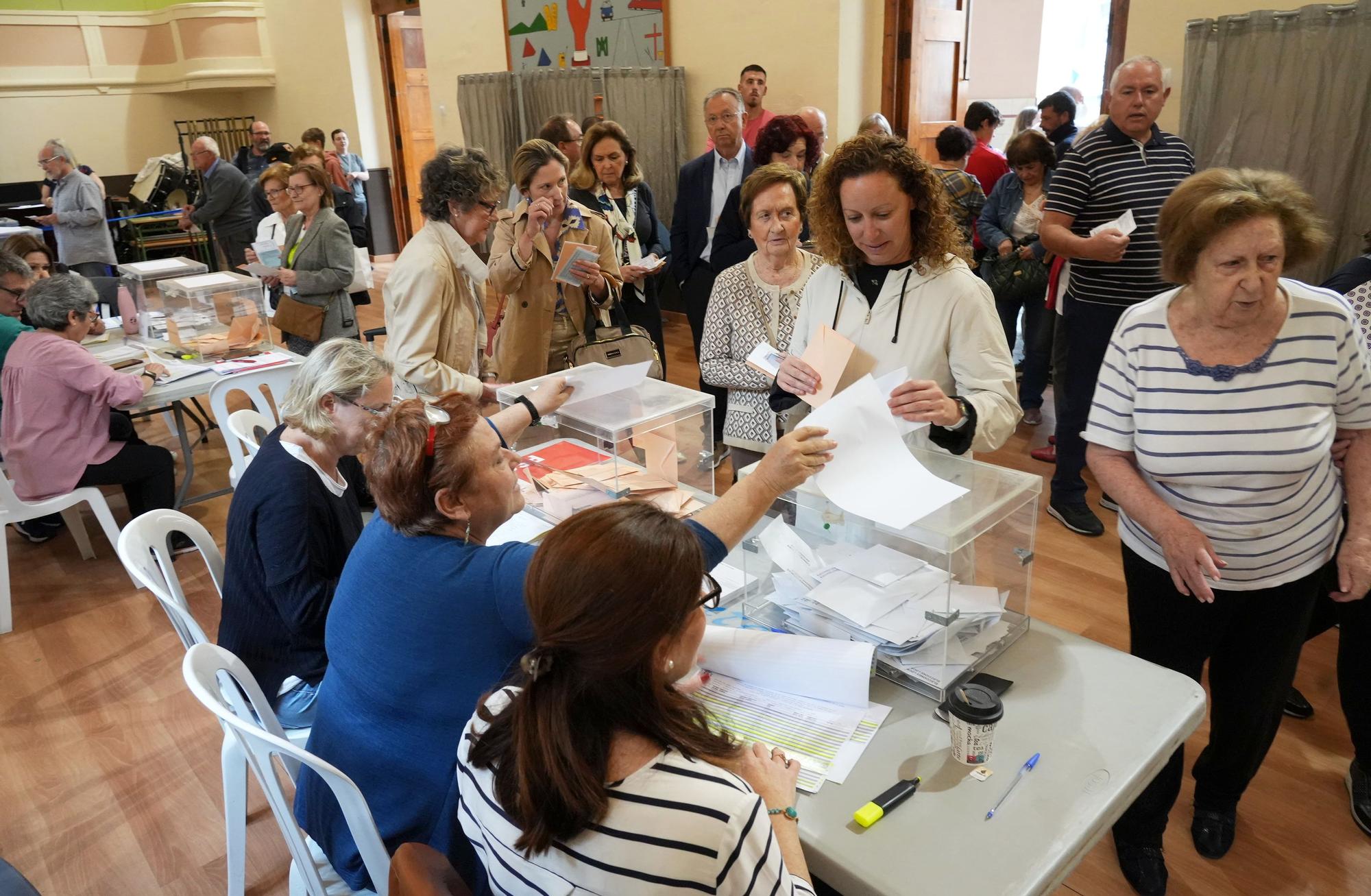 Las imágenes de la jornada electoral del 28M en Castellón