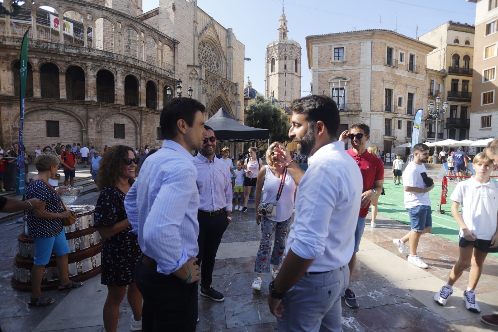 La Copa Davis ya se respira en las calles de València