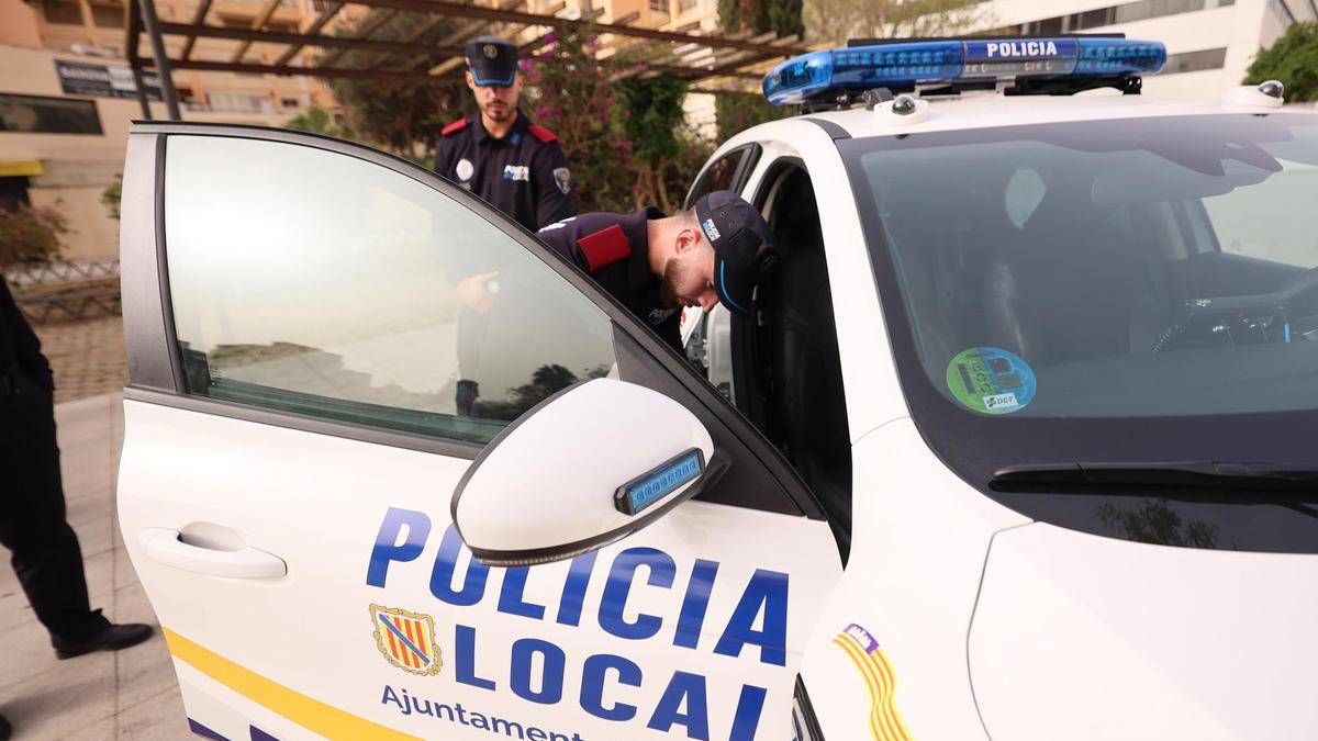 La Policía Local de Ibiza, en una imagen de archivo.
