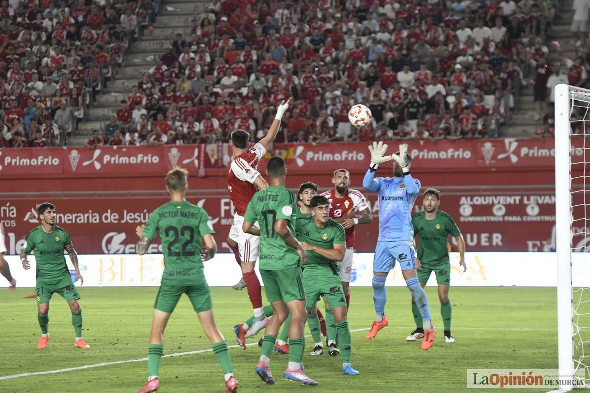 Así fue el encuentro del play off del Real Murcia y el Nástic en la lucha por el ascenso
