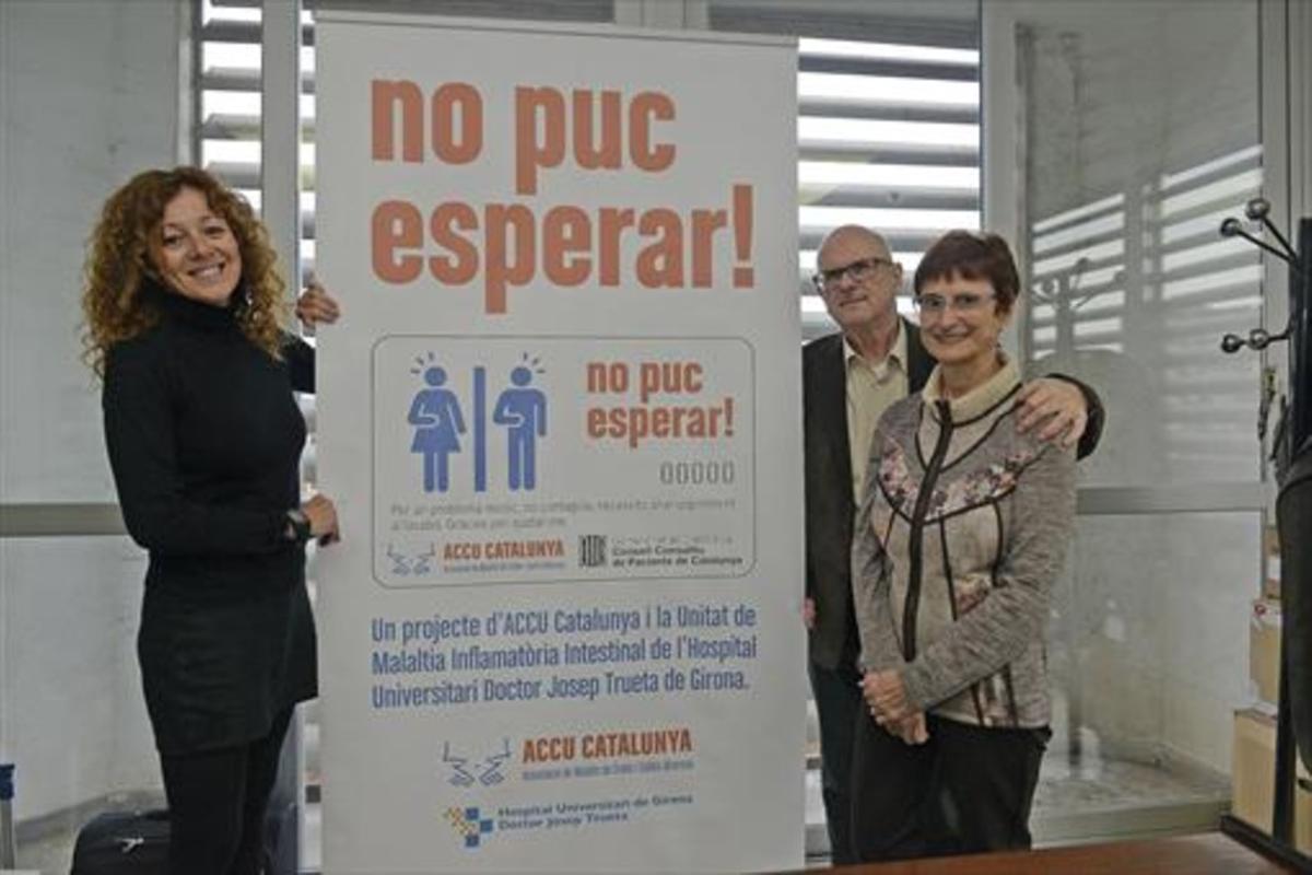 La junta 8Núria Alfonso, Lourdes Díez i Enric Bosch, a l’entitat.
